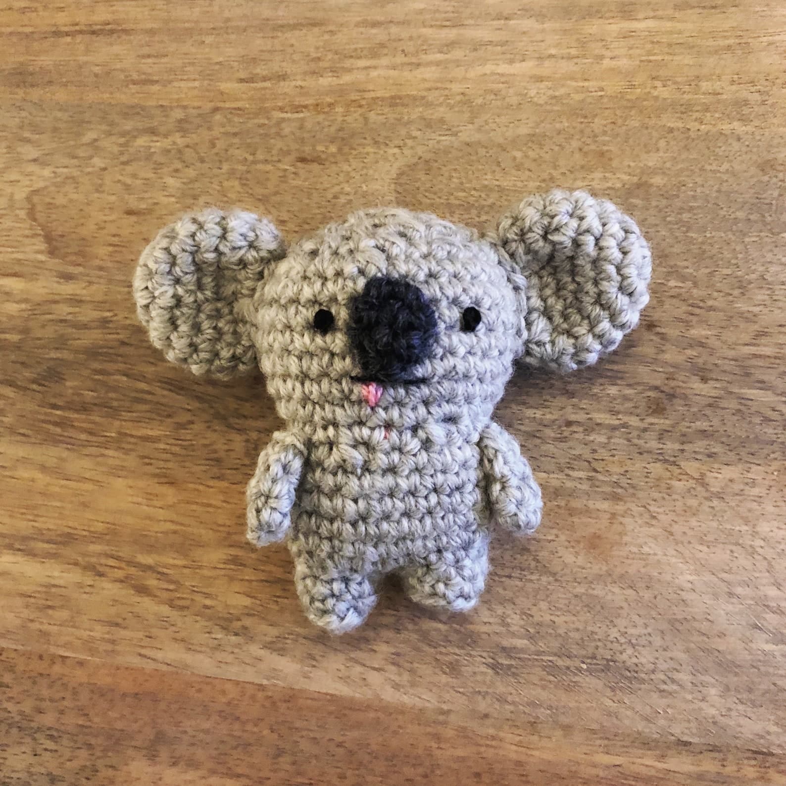 We Bare Bears Nom Nom Inspired Amigurumi PDF | Koala Crochet Doll | Instant Download