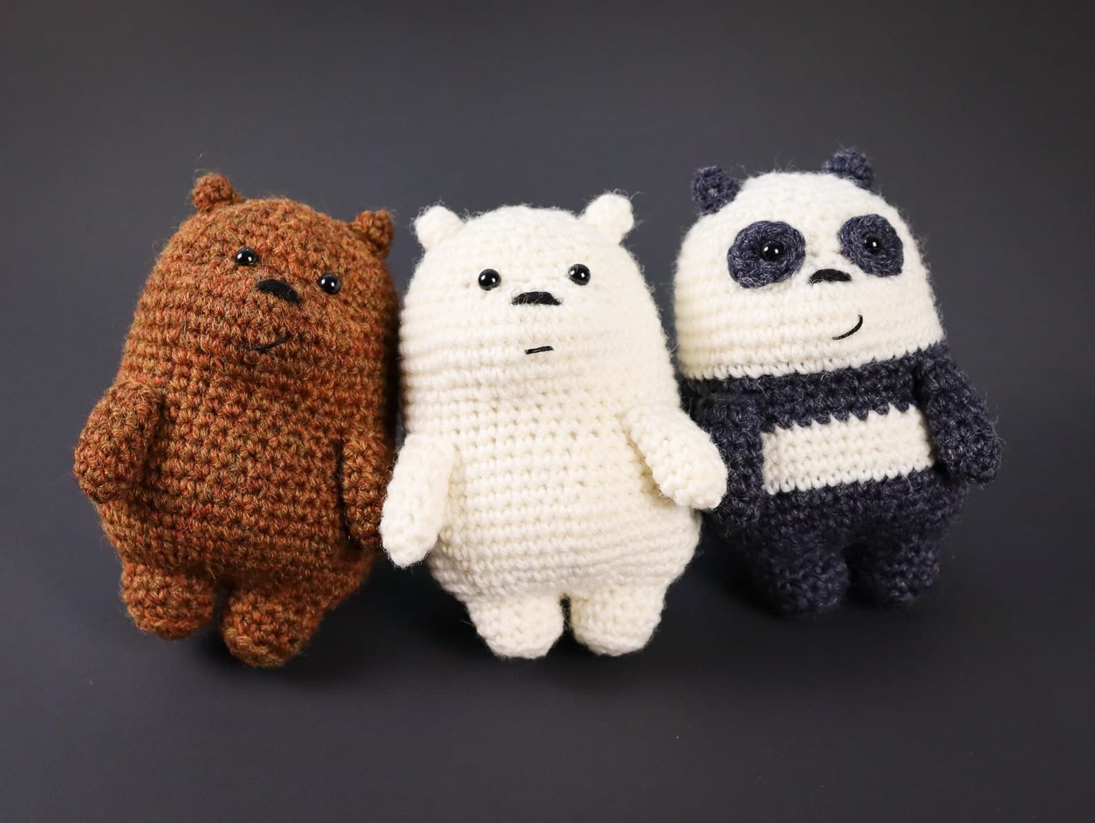 Crochet pattern: We Bare Bears Inspired Baby Bear